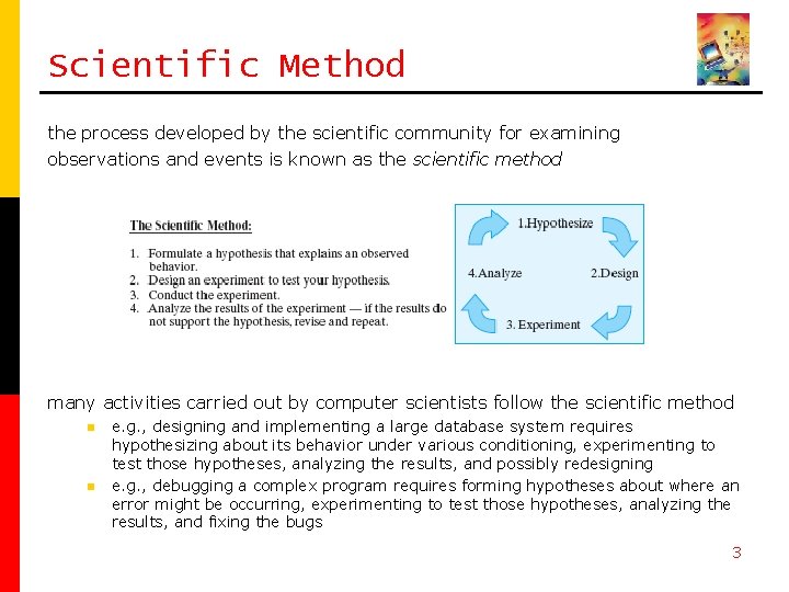 Scientific Method the process developed by the scientific community for examining observations and events Scientific Method the process developed by the scientific community for examining observations and events