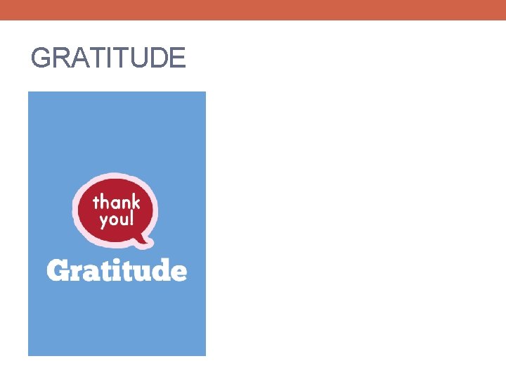 GRATITUDE 