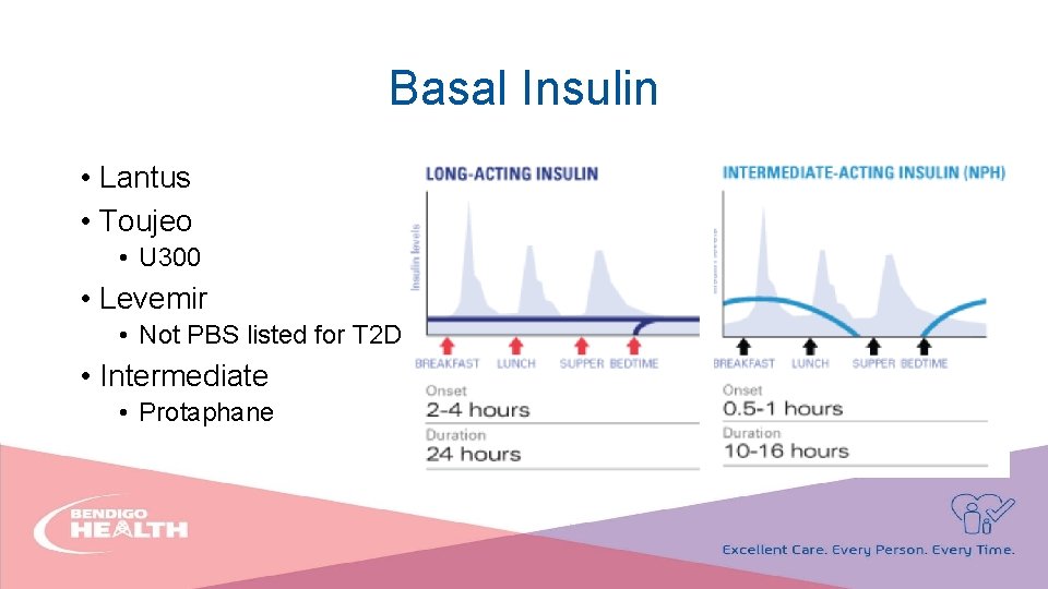 Basal Insulin • Lantus • Toujeo • U 300 • Levemir • Not PBS