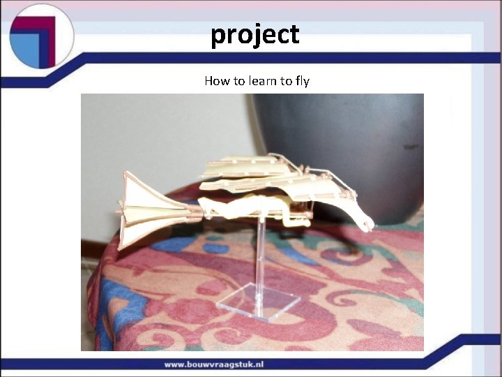 project How to learn to fly 