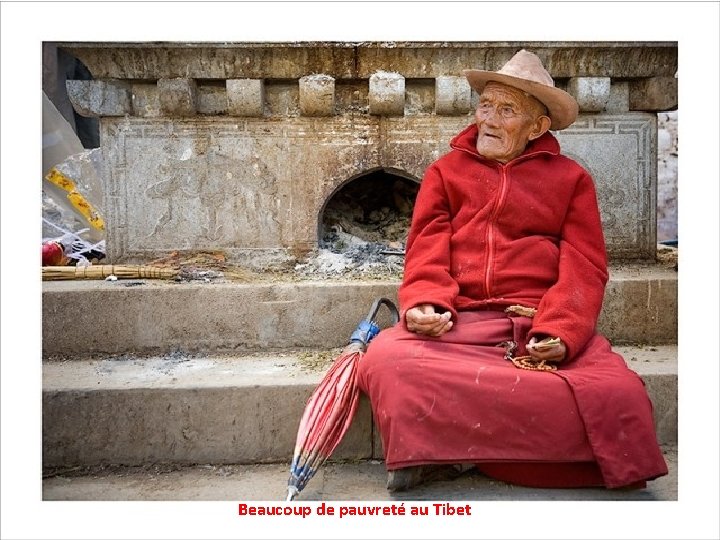 Beaucoup de pauvreté au Tibet 