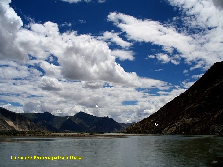 La rivière Bhramaputra à Lhasa 