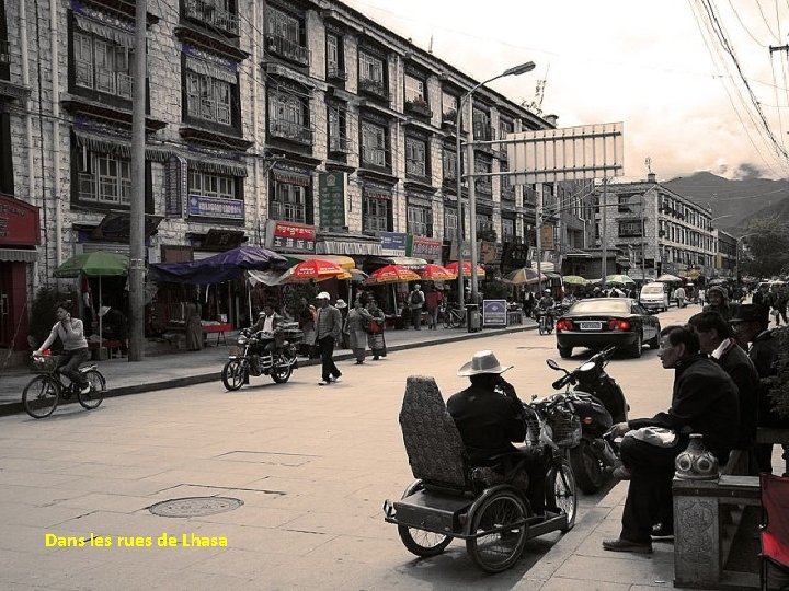 Dans les rues de Lhasa 