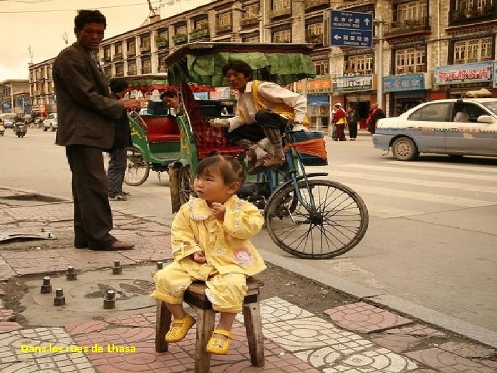 Dans les rues de Lhasa 