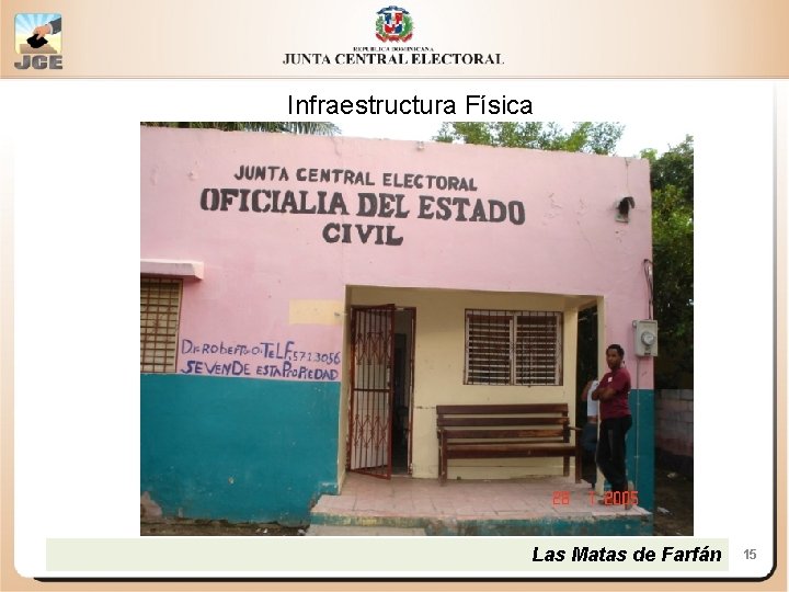 Infraestructura Física Las Matas de Farfán 15 