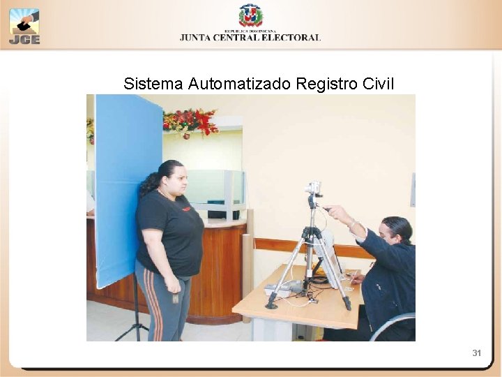 Sistema Automatizado Registro Civil 31 