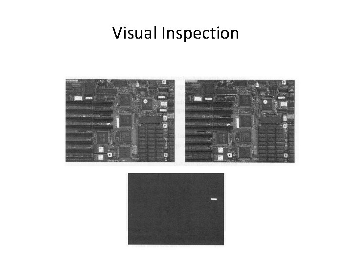 Visual Inspection 