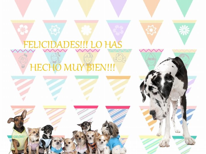 FELICIDADES!!! LO HAS HECHO MUY BIEN!!! 
