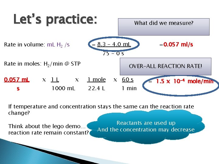 Let’s practice: What did we measure? = 8. 3 - 4. 0 m. L