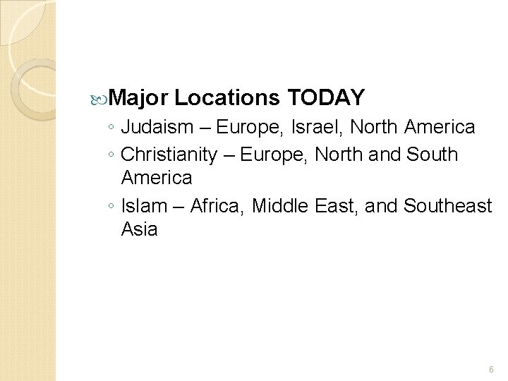 Religion Judaism Christianity and Islam 1 Brief History