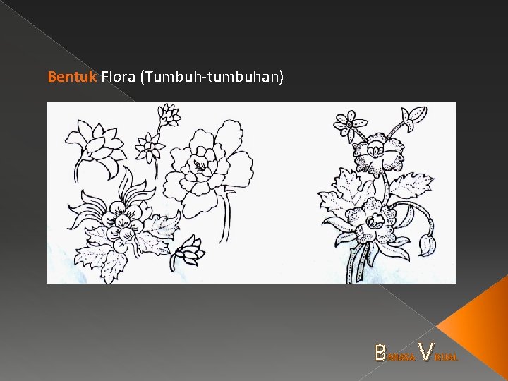 Bentuk Flora (Tumbuh-tumbuhan) B AHASA V ISUAL 