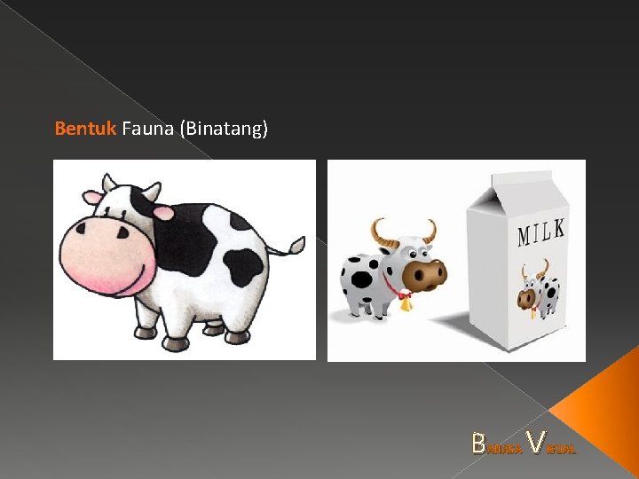 Bentuk Fauna (Binatang) B AHASA V ISUAL 