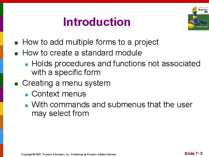 Introduction n How to add multiple forms to a project How to create a