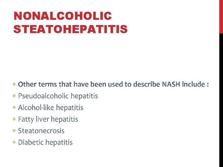 NONALCOHOLIC STEATOHEPATITIS 