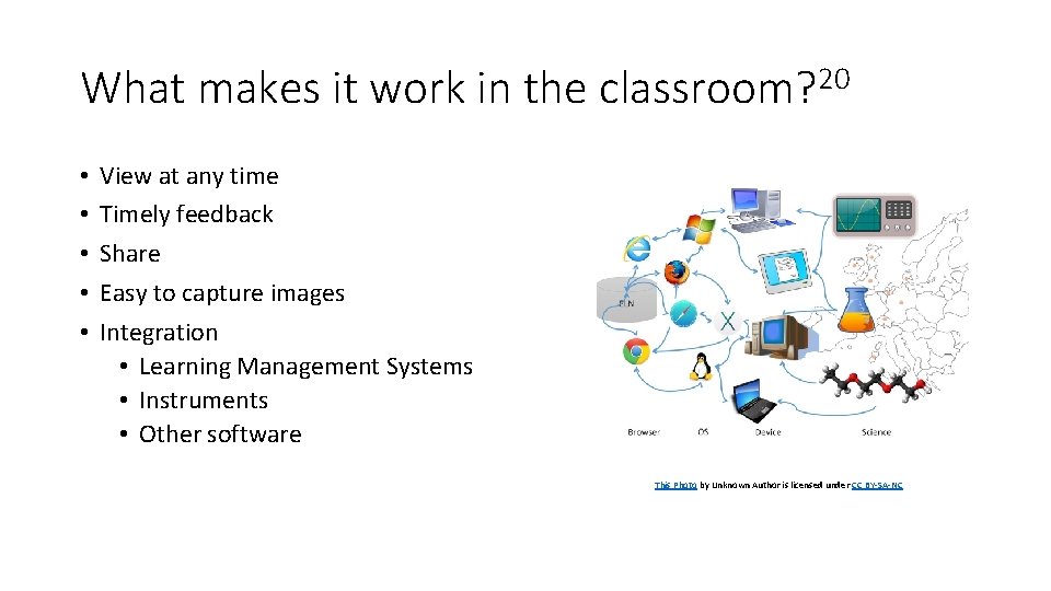 What makes it work in the classroom? 20 • • • View at any