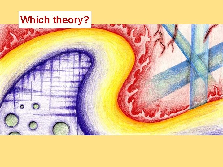 Which theory?  Which theory?