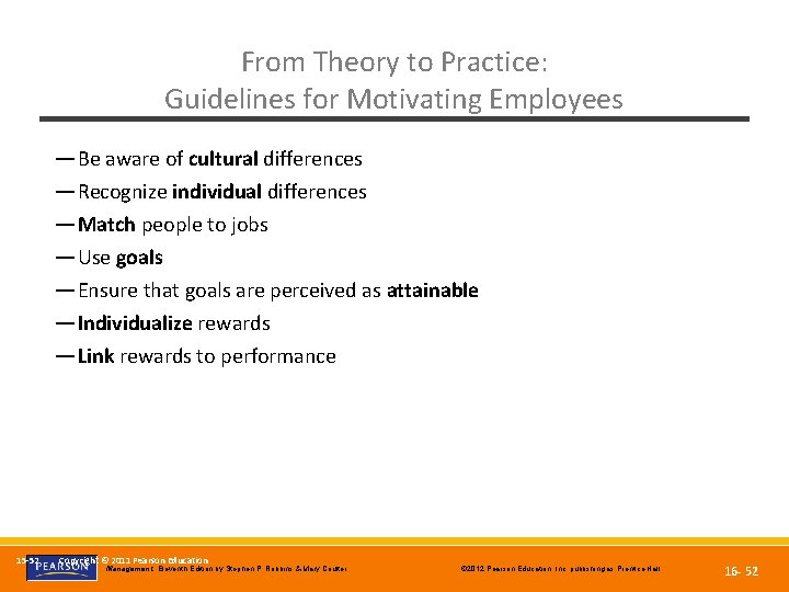 From Theory to Practice: Guidelines for Motivating Employees — Be aware of cultural differences