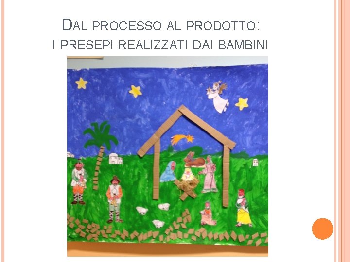 DAL PROCESSO AL PRODOTTO: I PRESEPI REALIZZATI DAI BAMBINI 