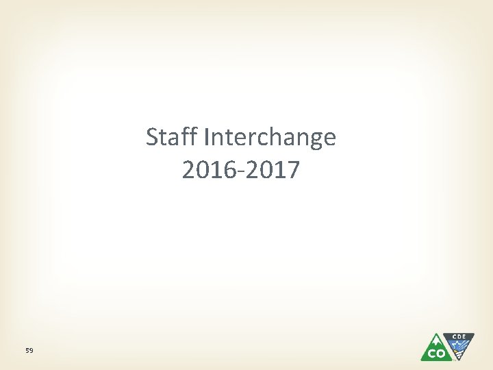 Staff Interchange 2016 -2017 59 
