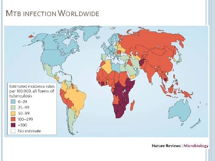MTB INFECTION WORLDWIDE 