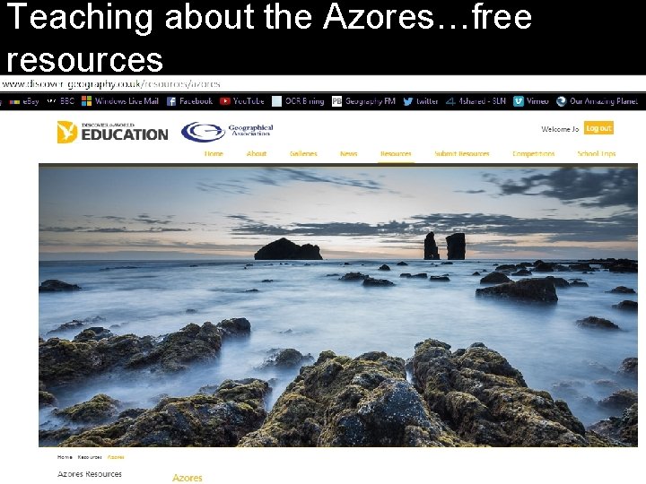 Teaching about the Azores…free resources 