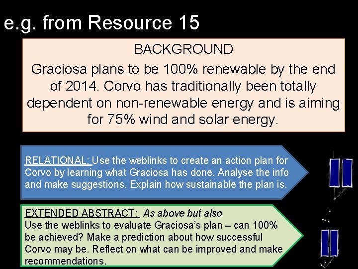 e. g. from Resource 15 BACKGROUND Graciosa plans to be 100% renewable by the