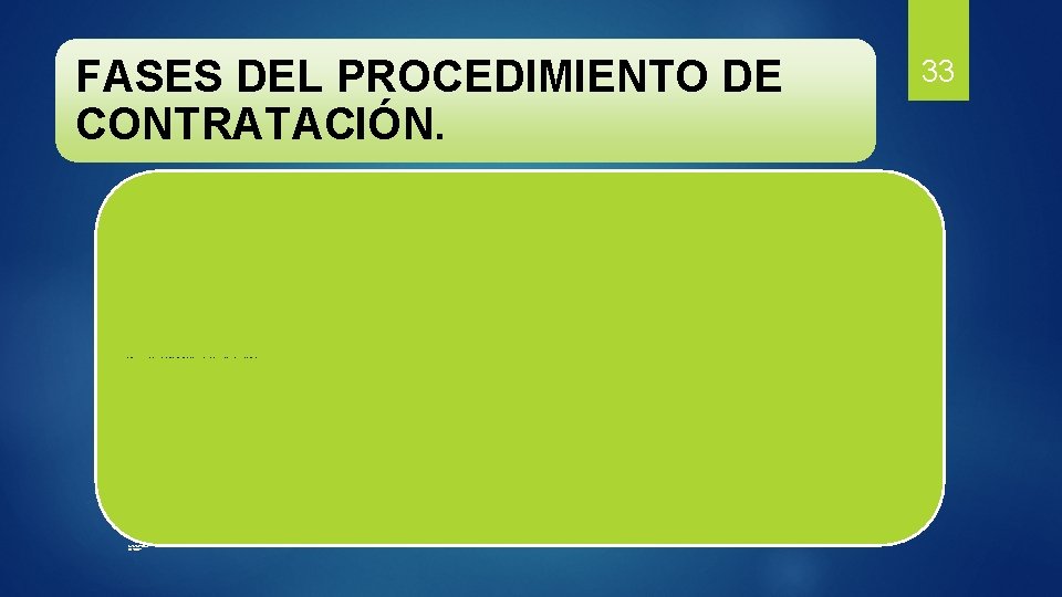 FASES DEL PROCEDIMIENTO DE CONTRATACIÓN. La incorporación de cláusulas sociales en la contratación pública