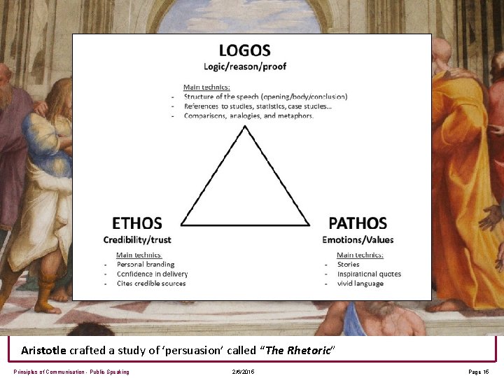  • Credibility is the persuasive force that comes 10. 7 Persuasive Strategies from