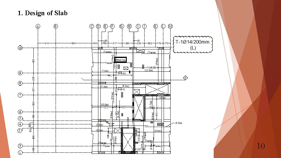 1. Design of Slab 10 