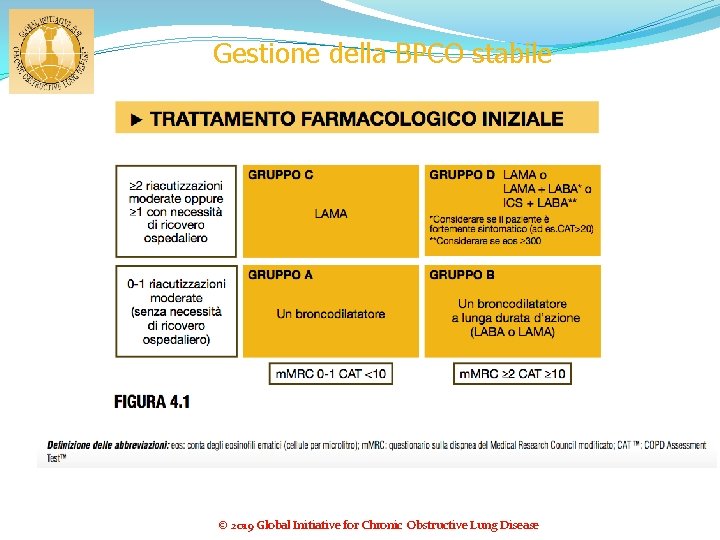 Gestione della BPCO stabile © 2019 Global Initiative for Chronic Obstructive Lung Disease 