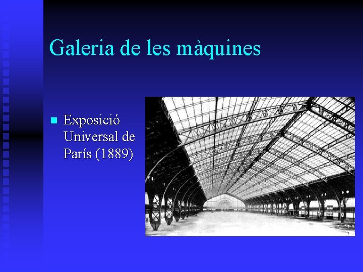 Galeria de les màquines n Exposició Universal de París (1889) 