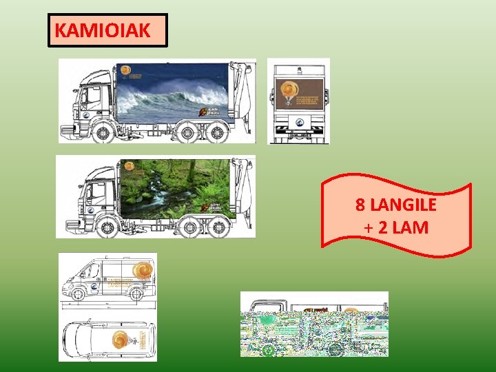 KAMIOIAK 8 LANGILE + 2 LAM 