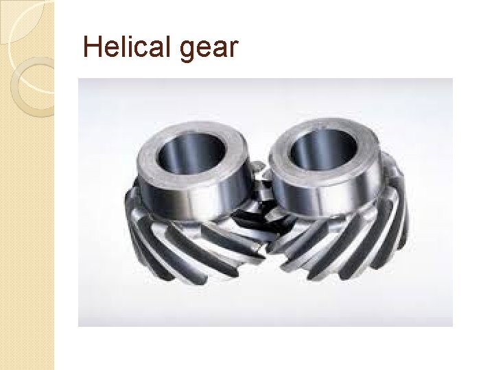 Helical gear 