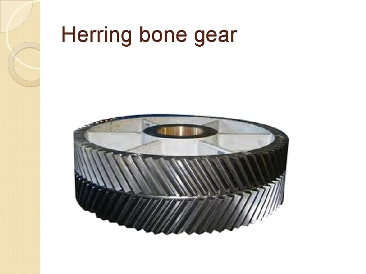 Herring bone gear 