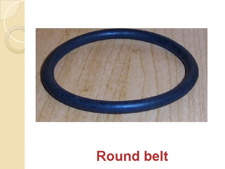 Round belt 
