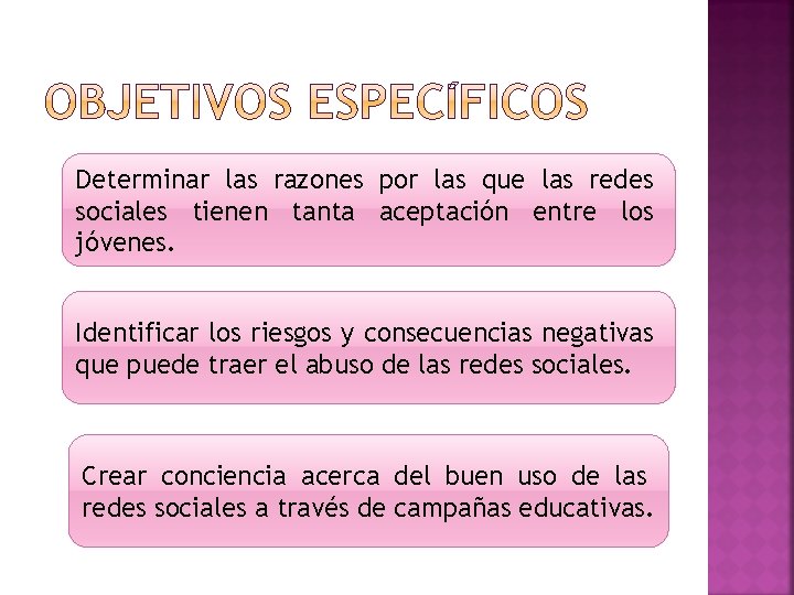 Determinar las razones por las que las redes sociales tienen tanta aceptación entre los