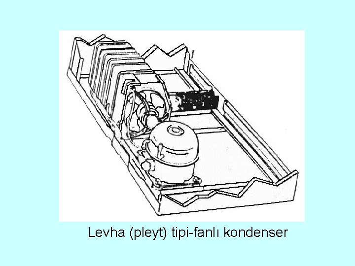 Levha (pleyt) tipi-fanlı kondenser 