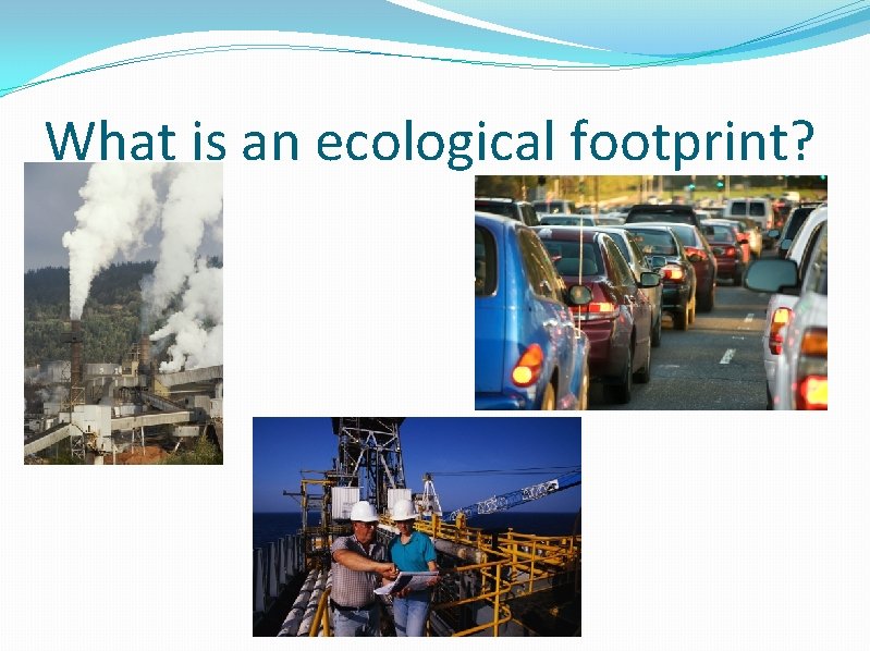 What is an ecological footprint? 