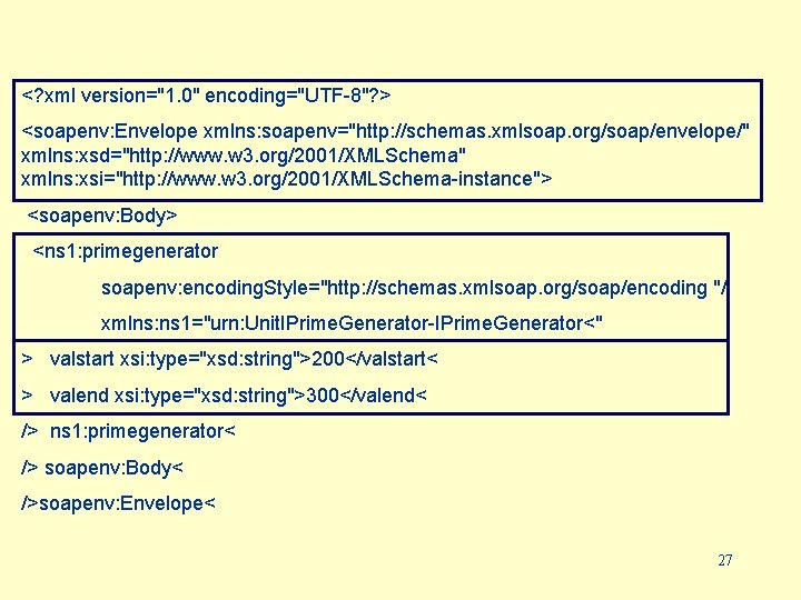 <? xml version="1. 0" encoding="UTF-8"? > <soapenv: Envelope xmlns: soapenv="http: //schemas. xmlsoap. org/soap/envelope/" xmlns: