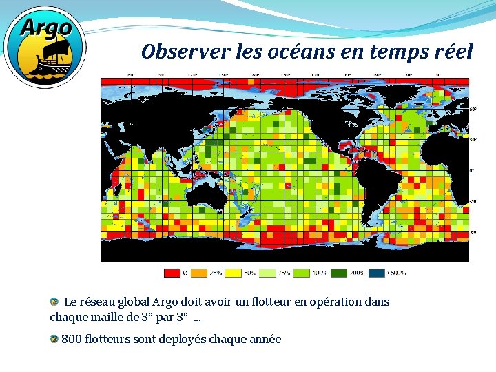 Observer les océans en temps réel Le réseau global Argo doit avoir un flotteur