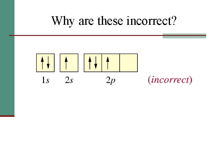 Why are these incorrect? 