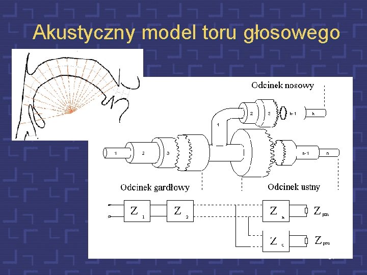 Akustyczny model toru głosowego 37 