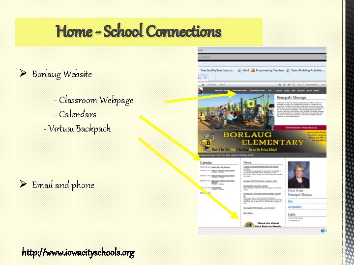 Home - School Connections Ø Borlaug Website - Classroom Webpage - Calendars - Virtual