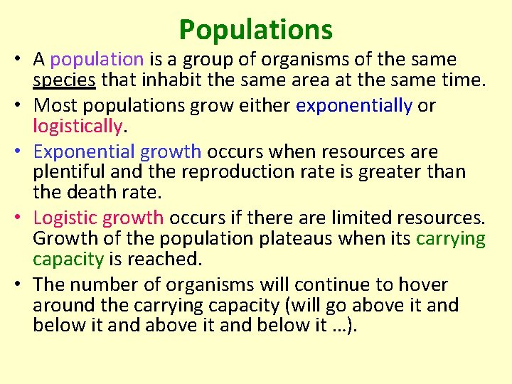 Levels of Classification Most living things have been