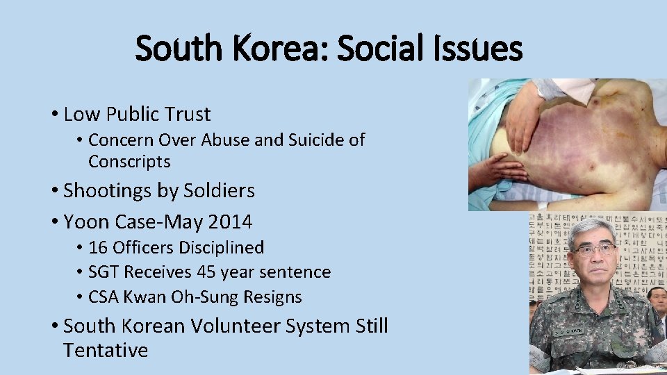 South Korea: Social Issues • Low Public Trust • Concern Over Abuse and Suicide