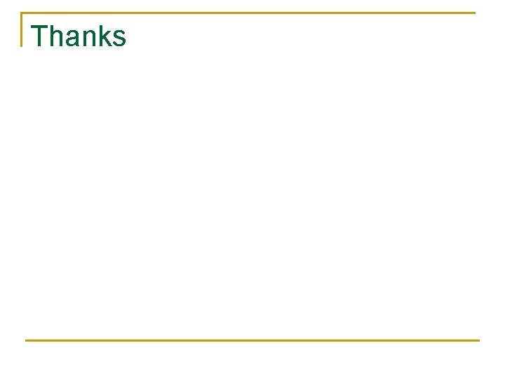 Thanks 