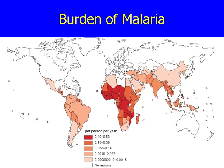 Burden of Malaria 