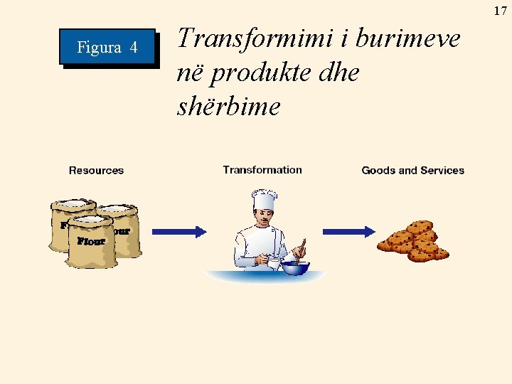 17 Figura 4 Transformimi i burimeve në produkte dhe shërbime 