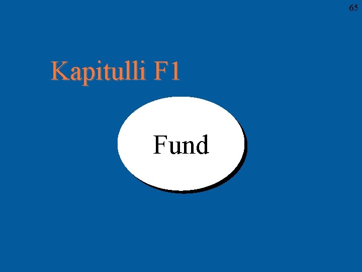 65 Kapitulli F 1 Fund 