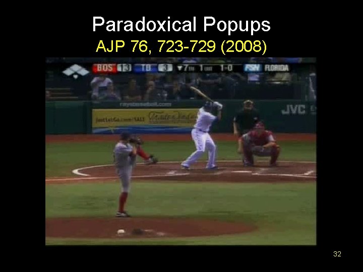 Paradoxical Popups AJP 76, 723 -729 (2008) 32 